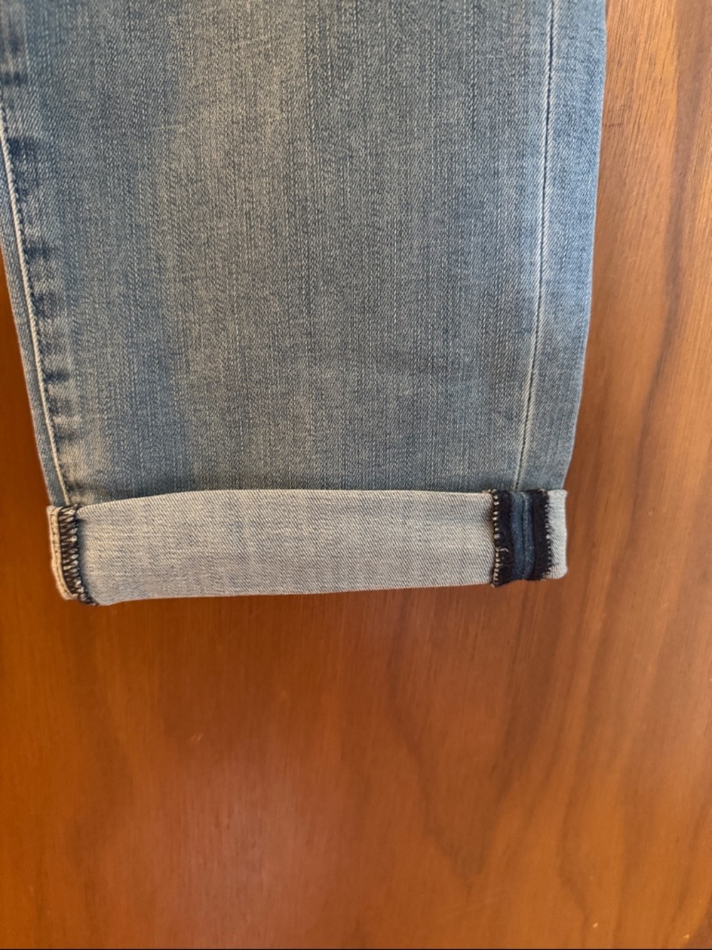 NYDJ Size 14 Regular Light Blue Cropped Jeans - Straight Ankle - Picture 6 of 7